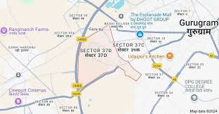 rof sector 37d gurgaon location map